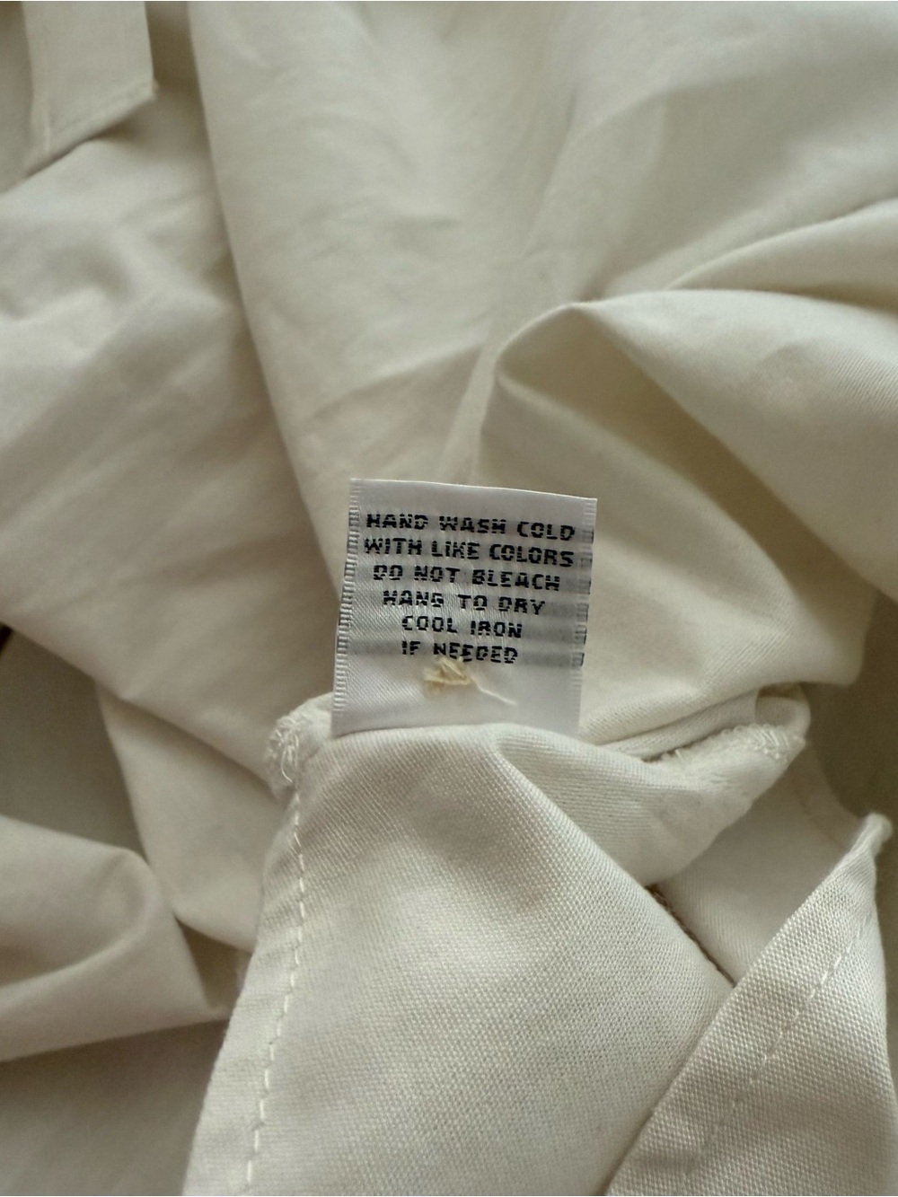 MAMÈNE Phoebe Mini Shirt Dress in White Size 0 XS/S Oversized Convertible Back - Picture 10 of 12